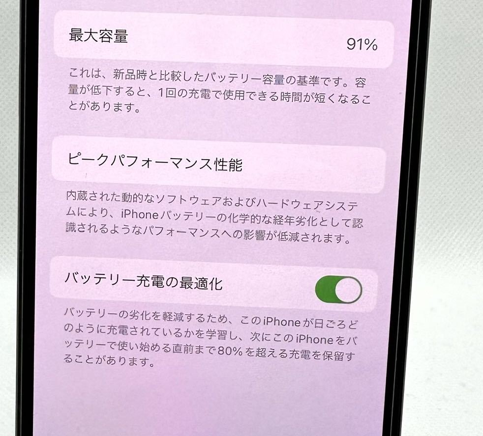 iPhone 12 Pro 256GB グレーSIMフリーバッテリー91%の画像9