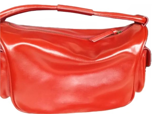  прекрасный товар редкий товар!# miumiu # MiuMiu # эмаль натуральная кожа производства * ручная сумочка # красный оттенок красного # сумка для хранения имеется # бесплатная доставка 