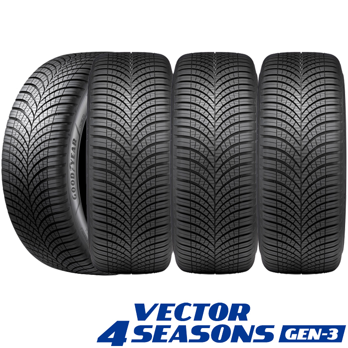 グッドイヤー VECTOR 4SEASONS GEN-3｜205/55R17 95V XL｜ベクター フォーシーズンズ ジェンスリー｜4本セット_画像1