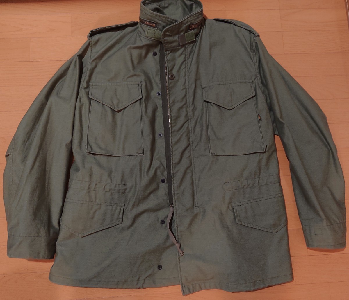 アルファ製M65フィールドジャケット　ODサイズMR 超美品コレクション品　ミリタリージャケット　ベトナム戦争　ランボー　サバゲー
