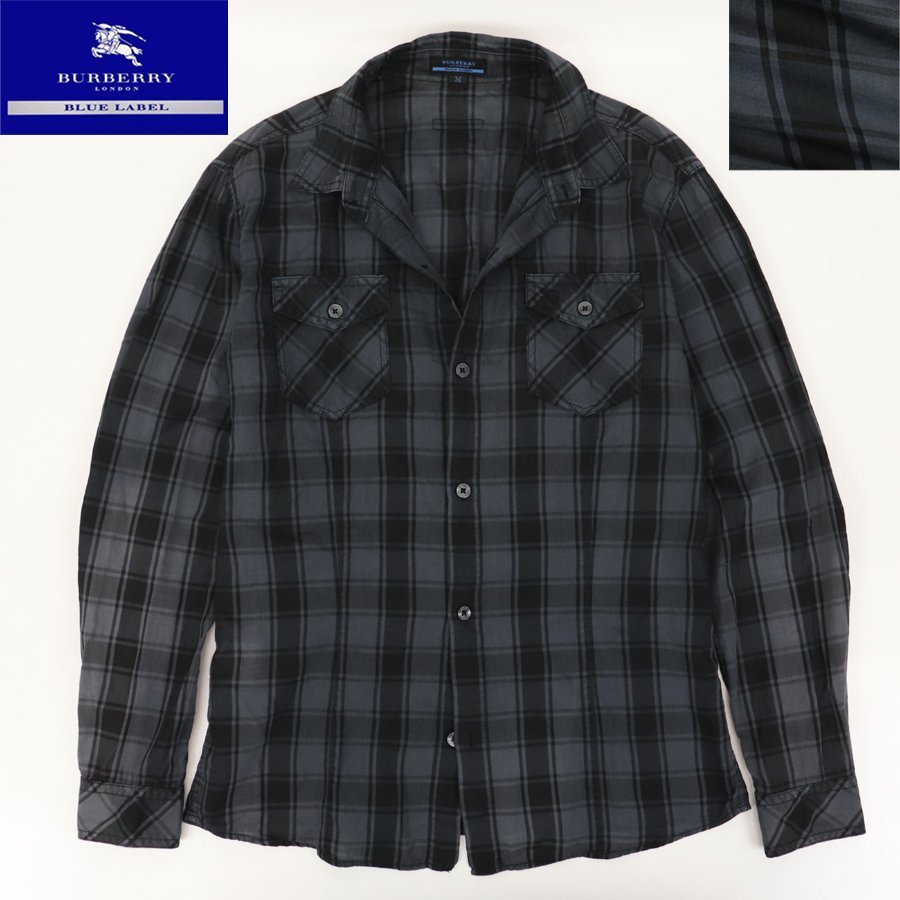 美品 三陽商会 BURBERRY BLUE LABEL バーバリーブルーレーベル