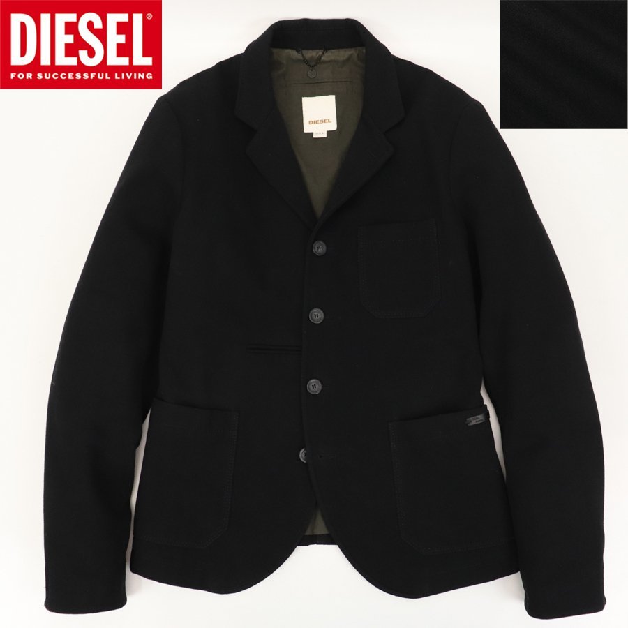 爆売り DIESEL テイラードジャケット ブラック 1つボタン docsautoersc.com
