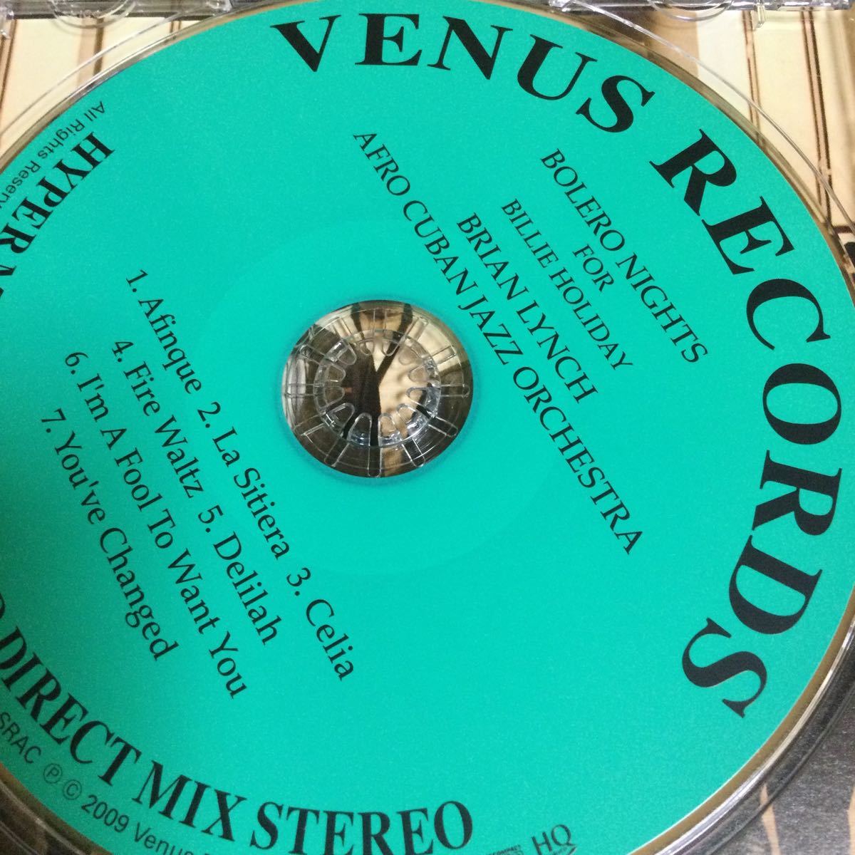 Venus ブライアン・リンチ・アフロ・キューバン・ジャズ・オーケストラ　ボレロの夜_画像2