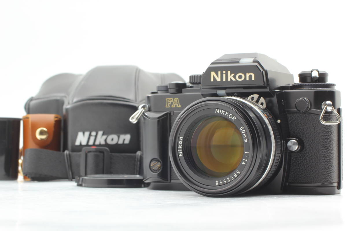 Nikon FA Black ai-s ais 50mm f/1.4 SLR Film Camera From JAPAN
