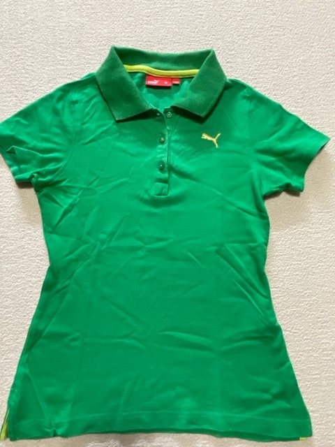 ◆プーマゴルフ　ＰＵＭＡ　レディース　半袖ポロシャツ　Mサイズ　ミントグリーン