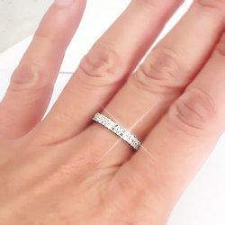 指輪 ダイヤ ハーフエタニティリング プラチナ900 pt900 ダイヤモンド リング ダイヤモンド 0.3ct レディース アクセサリー_画像3