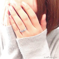指輪 ダイヤモンド リング 18金 k18ゴールド ダイヤ 0.1ct ホース