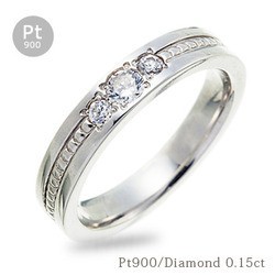 指輪 pt900 ダイヤモンド リング ダイヤ 0.2ct プラチナ900 レディース ジュエリー アクセサリー