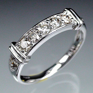 定番のお歳暮 プラチナ900 リング ダイヤモンド 指輪 ダイヤ