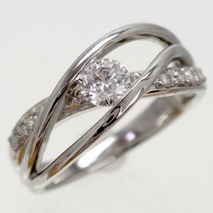 指輪 ダイヤリング ダイヤモンド11石 0.45ct k18ゴールド 18金 レディース ジュエリー アクセサリー