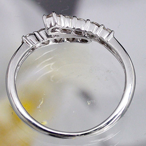 指輪 ダイヤモンド リング プラチナ900 pt900 0.5ct テンダイヤモンド レディース ジュエリー アクセサリー_画像2