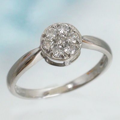 指輪 ダイヤモンド リング 0.2ct リング ダイヤ プラチナ900 pt900 サークル リング レディース ジュエリー アクセサリー_画像1