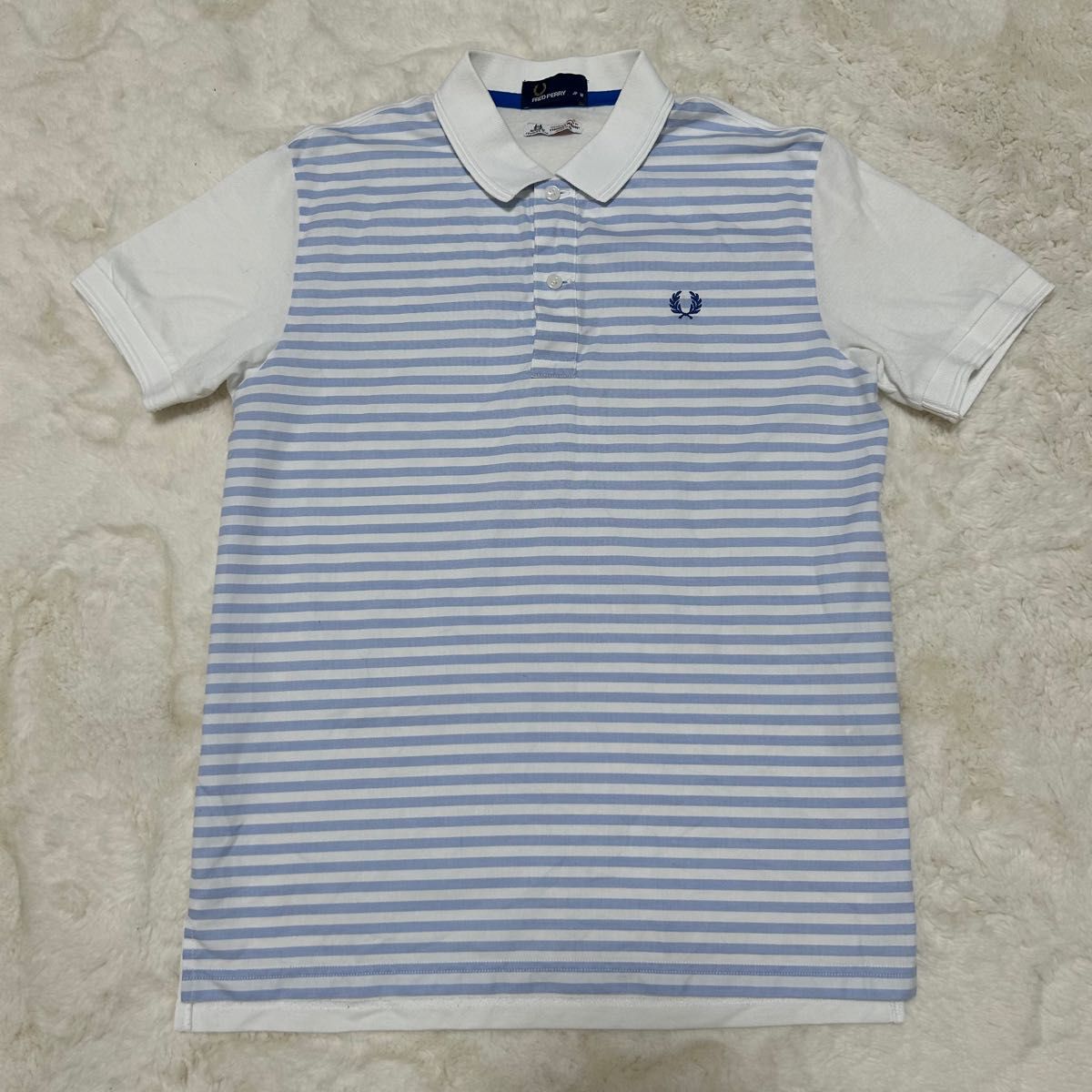 FRED PERRY フレッドペリー ポロシャツ ボーダー柄　未使用に近い　美品　価格交渉OK