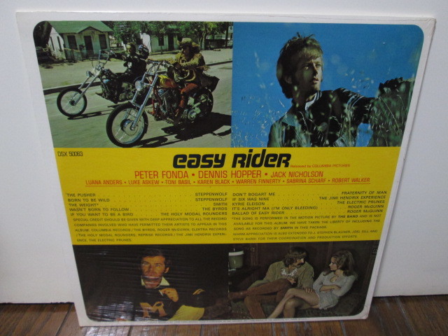 US-original sealed Easy Rider (Music From The Soundtrack)(Analog) Steppenwolf,The Byrds,The Jimi Hendrix Experience,Roger McGuinn_画像5