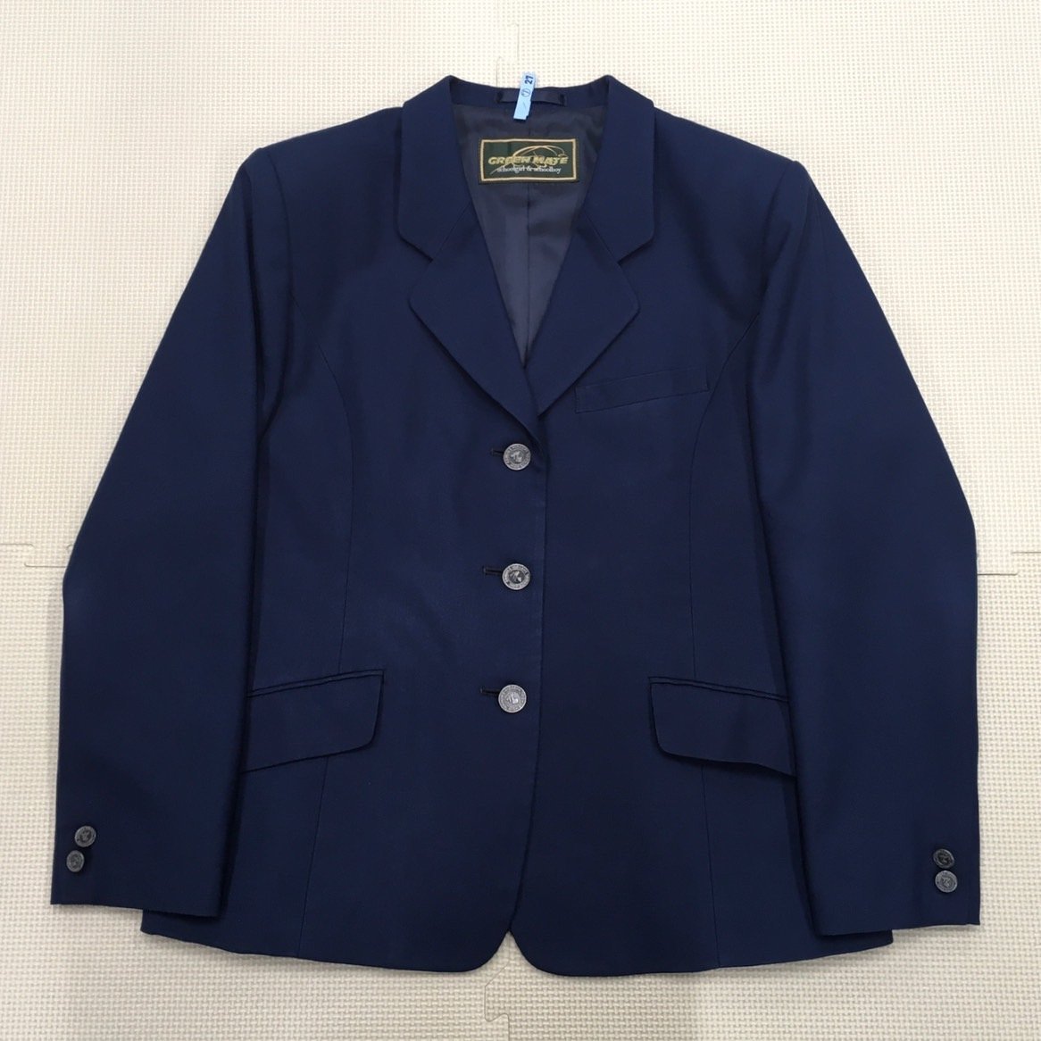 新作商品 栃木県 AT719-1(中古) 鹿沼東高校 /L/W63/青紺 4点セット 学生服