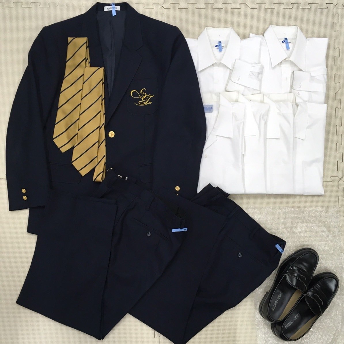 人気ブランドの新作 AS854(中古)福島県 /M/W79/ 12点セット 男子学生服 須賀川桐陽高校 学生服