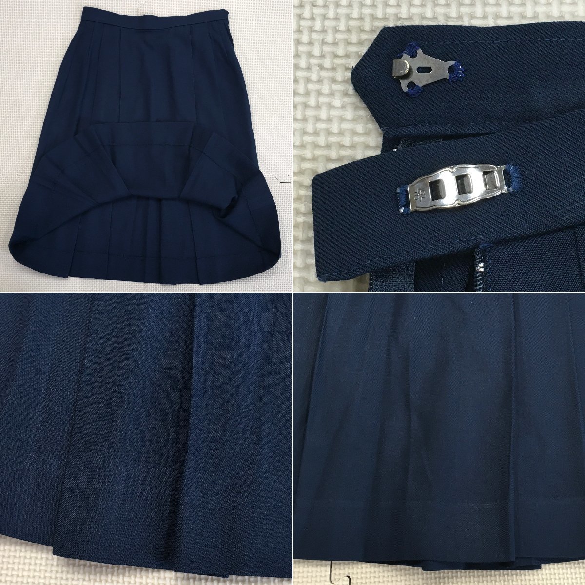 お歳暮 T)A884()栃木県 宇都宮北高校 /160A/S/W63/ブレザー 5点セット 学生服