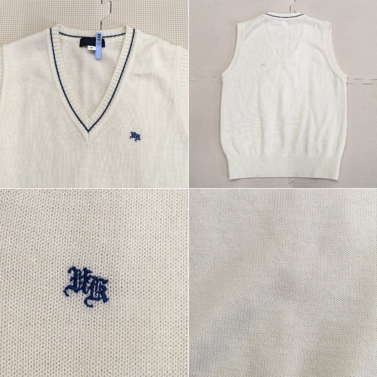 T)A887(中古) 栃木県 宇都宮北高校 3点セット /S/W63/ニット T)A887(中古) 栃木県 宇都宮北高校 3点セット /S/W63/ニット