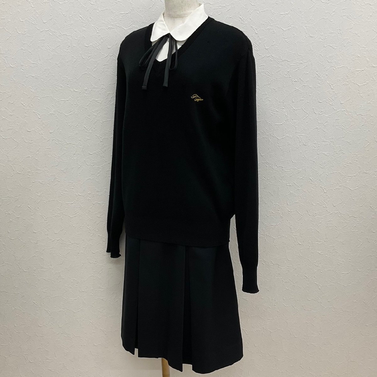 US805 (中古) 福岡県 田川高校 11点セット /指定品/ブレザー US805 (中古) 福岡県 田川高校 11点セット /指定品/ブレザー
