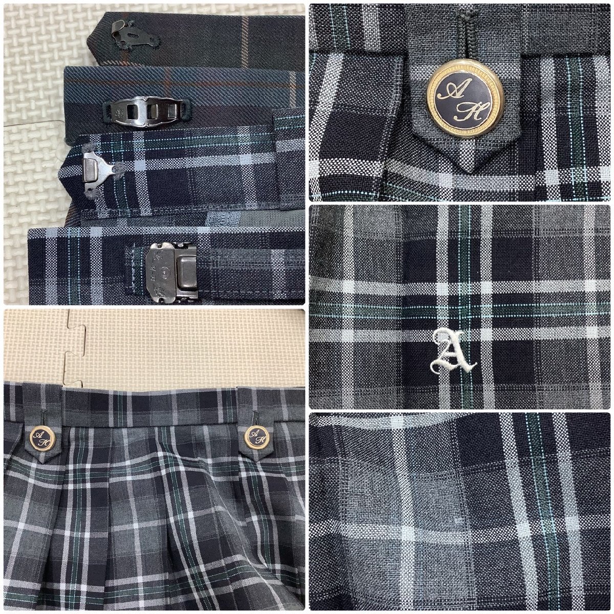 Y)I95 (中古) 山形県 左沢高校 6点セット /160A/M/W69/ブレザー Y)I95 (中古) 山形県 左沢高校 6点セット /160A/M/W69/ブレザー