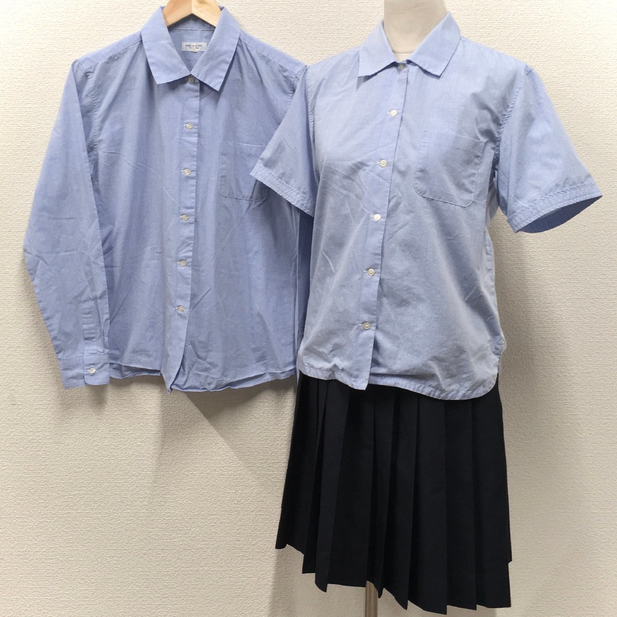 T)A498(中古)群馬県 前橋東高校 ブラウス スカート 3点セット T)A498(中古)群馬県 前橋東高校 ブラウス スカート 3点セット