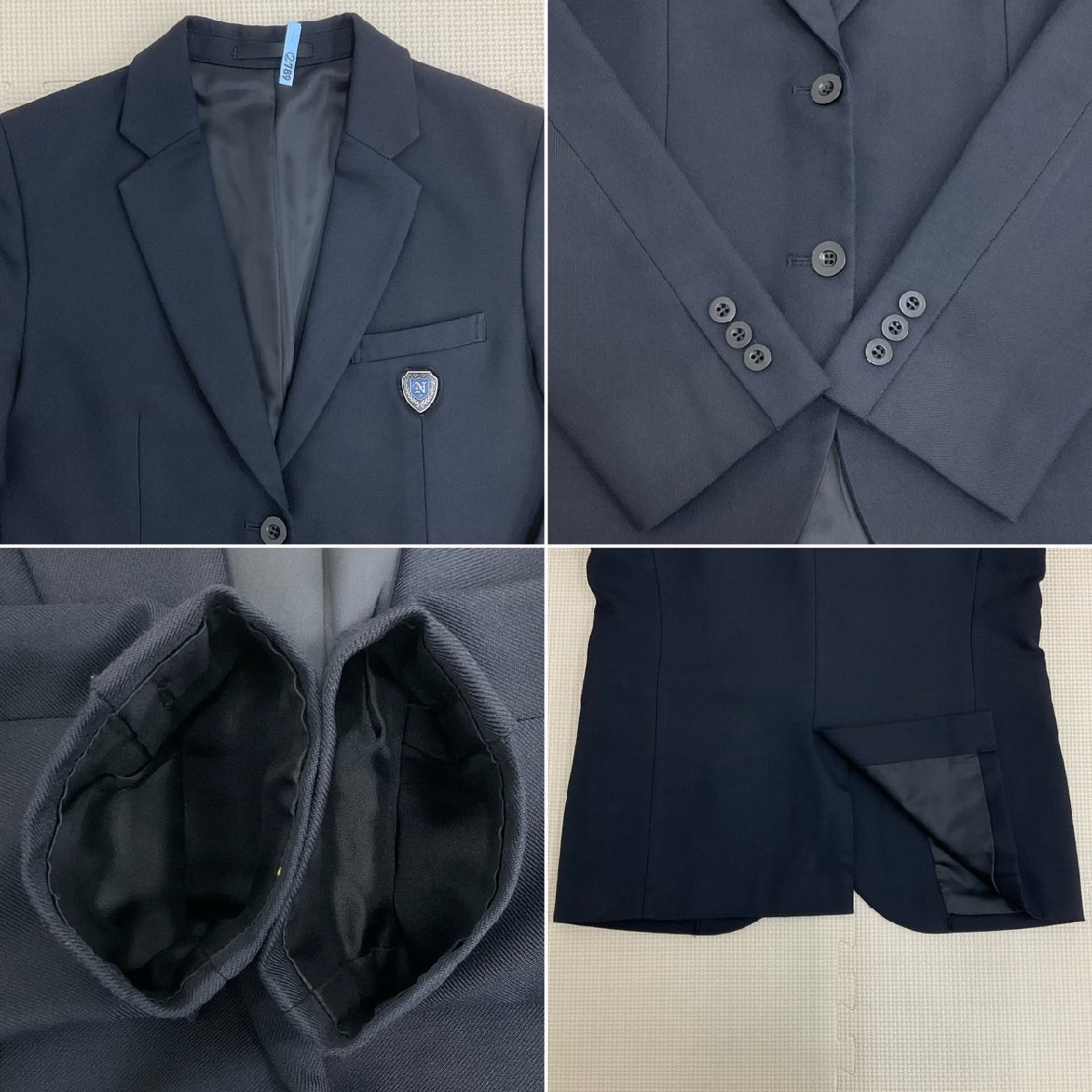 UT325-1 (中古) 栃木県 那須高校 4点セット /旧制服/L/13/W72 UT325-1 (中古) 栃木県 那須高校 4点セット /旧制服/L/13/W72