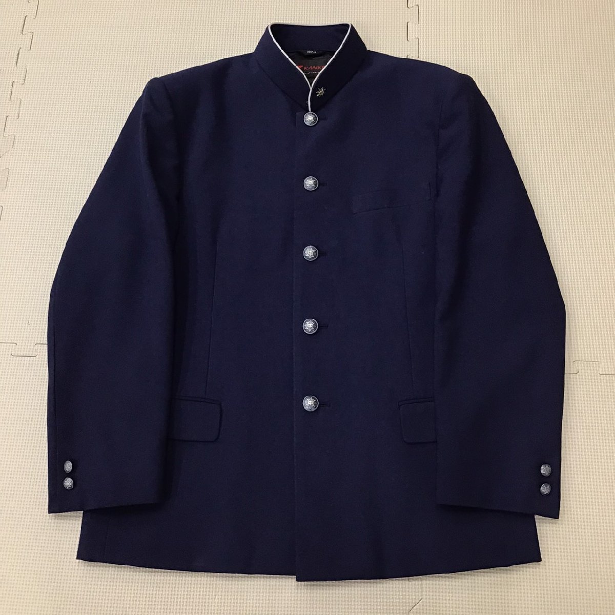 OT368 (中古)栃木県 栃木南高校 男子学生服 6点セット/指定品/Cランク/180A/W76/学ラン/セーター/シャツ/ズボン/青紺/学生服/卒業生品_画像2