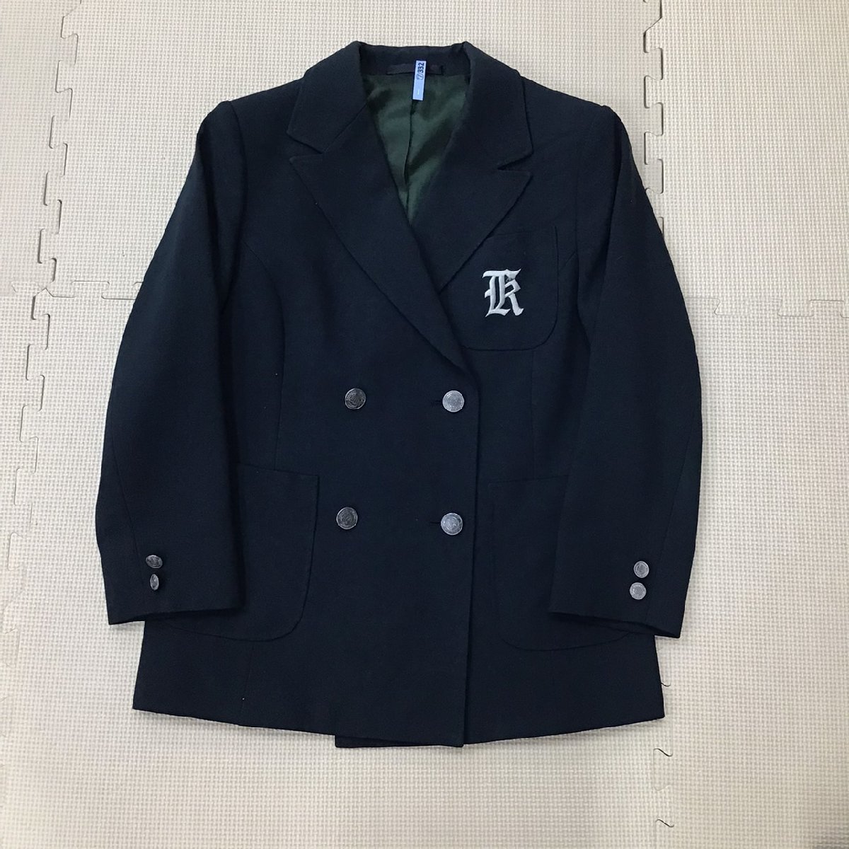 流行り の ブランド 河内中学校 栃木県 (中古) OT310-3 (旧制服) /3-/W60 4点セット 学生服