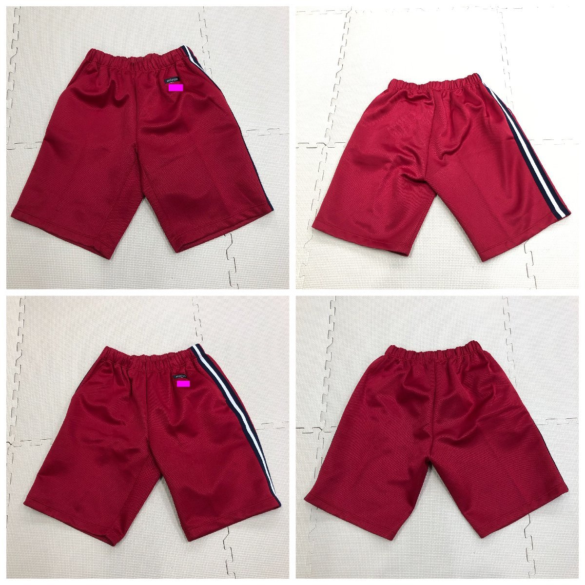 MTJ235 ( used ) Tochigi prefecture Utsunomiya industry high school jersey 4 point set / designation goods / present /2L/ short sleeves / shorts / gym uniform / man . raw ./. industry raw goods 