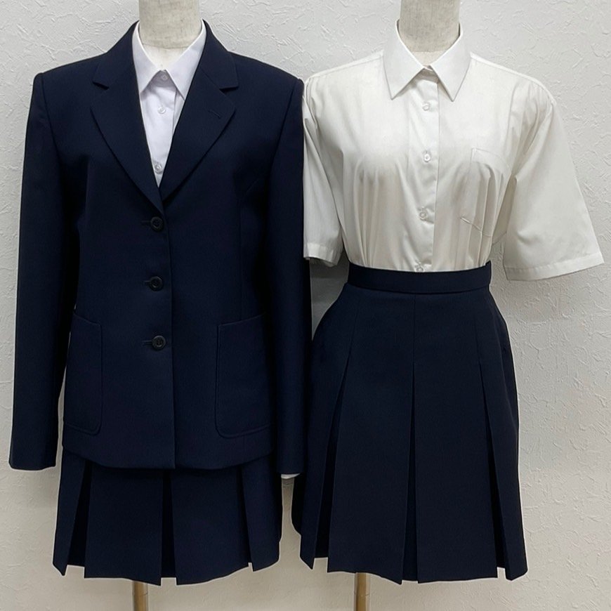男の子向けプレゼント集結 US877-1 (中古) 神奈川県 横須賀高校 5点セット /165A/L/W69 学生服