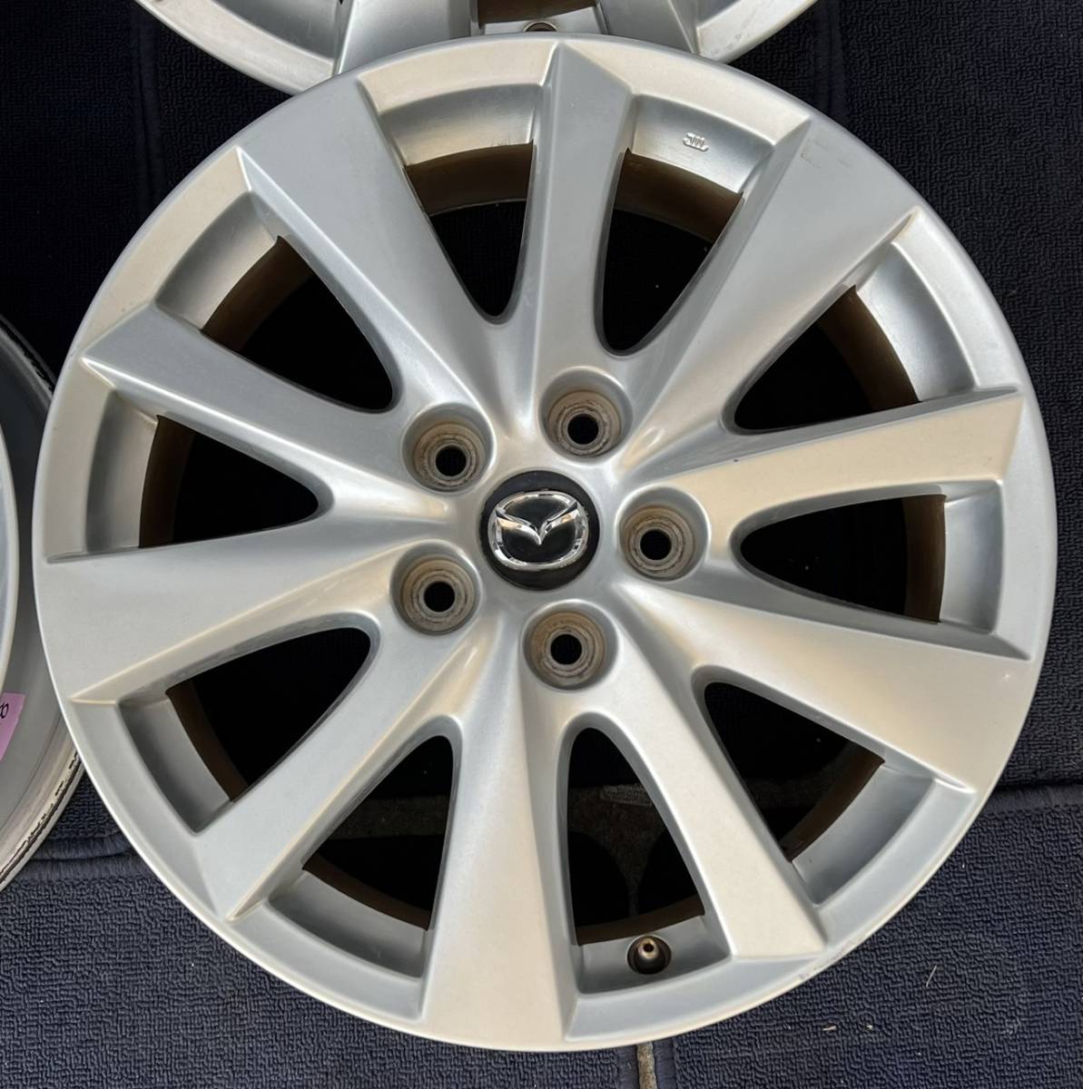 マツダ 純正 CX-5 ホイール4本 17インチ 7J +50 PCD114.3 ハブ径約67