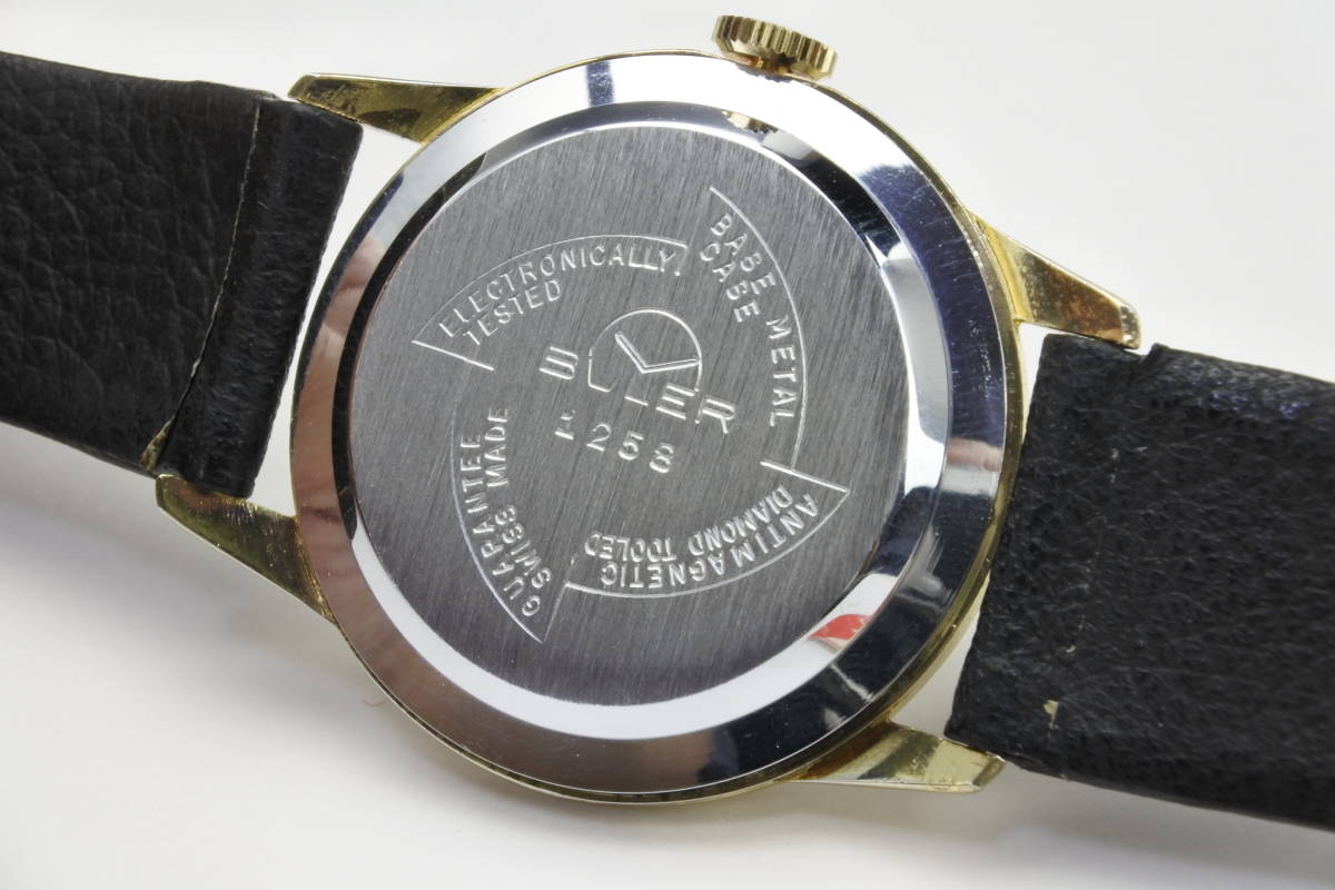 驚きの価格 時計王国スイス製 BURER 稀少品 ☆１９５０～６０年代 DE