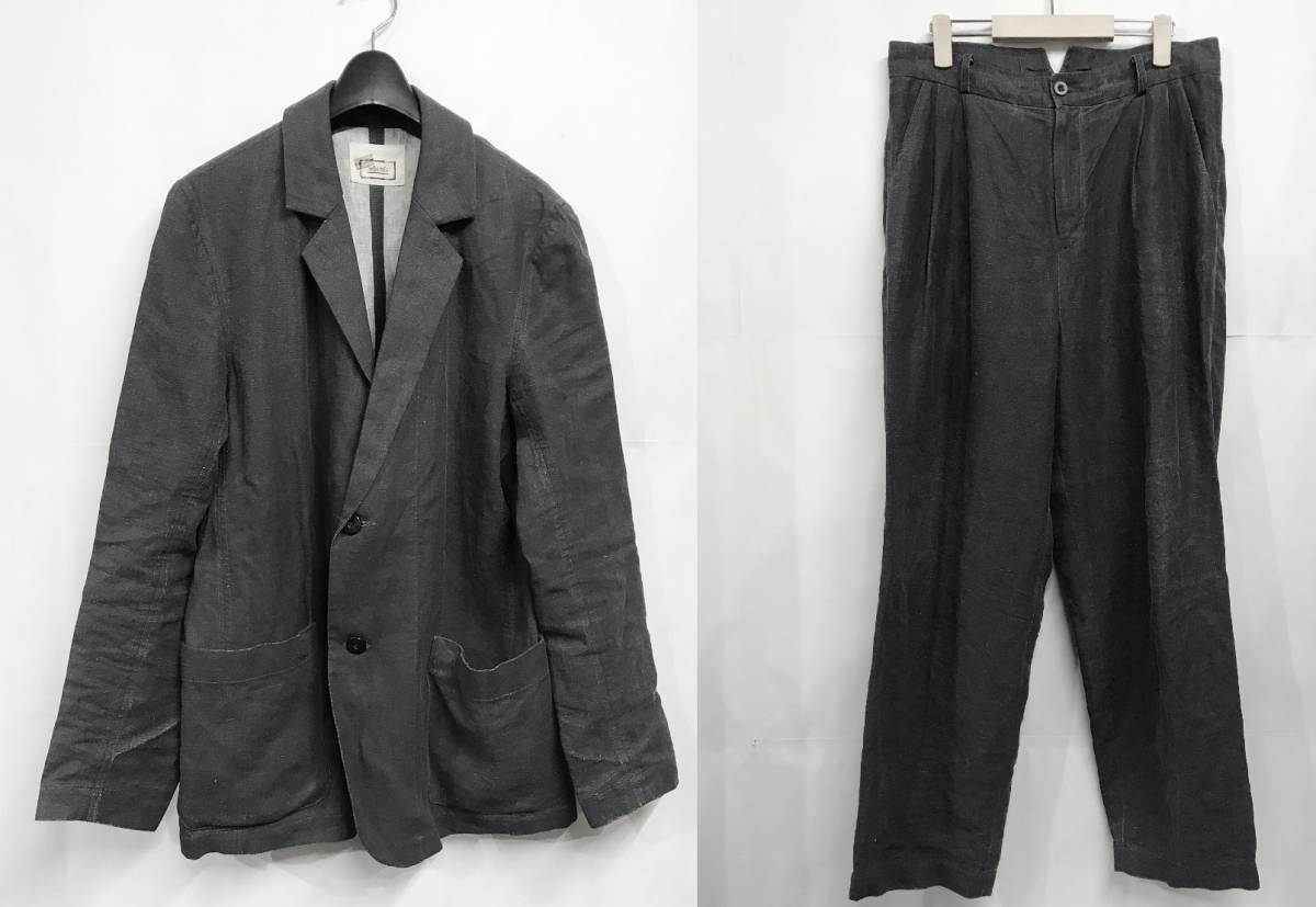 輝い フランクリーダー LEDER FRANK ドイツ製 リネン 麻 スーツ