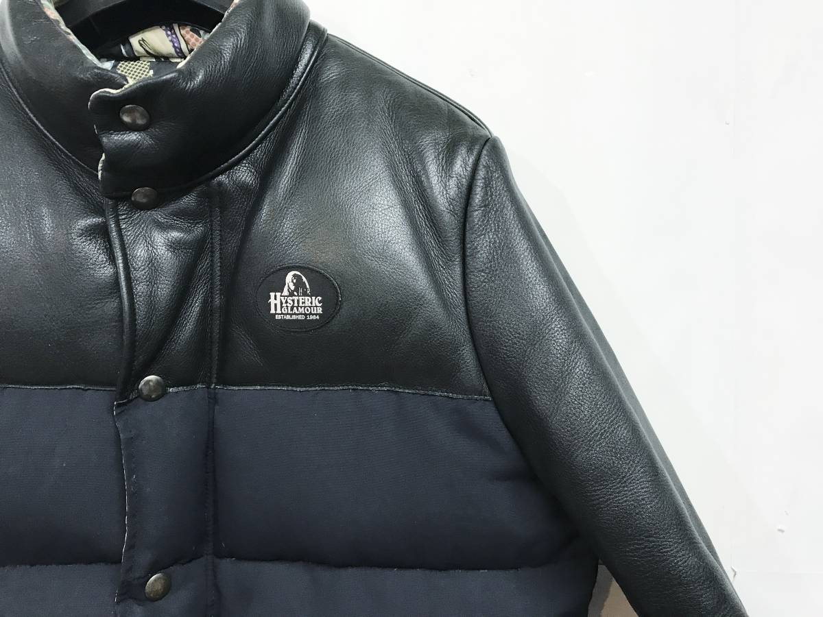 定番 レザー ヒステリックグラマー GLAMOUR HYSTERIC 切り替え