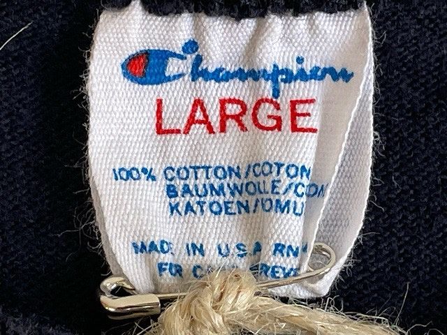 80’s 米国製 MADE IN USA チャンピオン Champion Tシャツ バスケ シカゴ・ブルズ BULLS ダークネイビー L [l-0690]_画像5