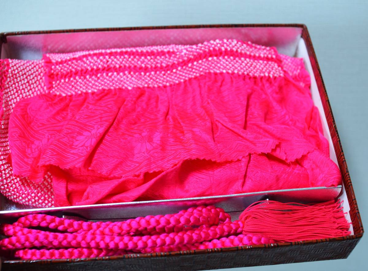 最高級　帯締め 帯揚げ セット 箱付き　絹100% 着物 レディース　きれいめ_画像4