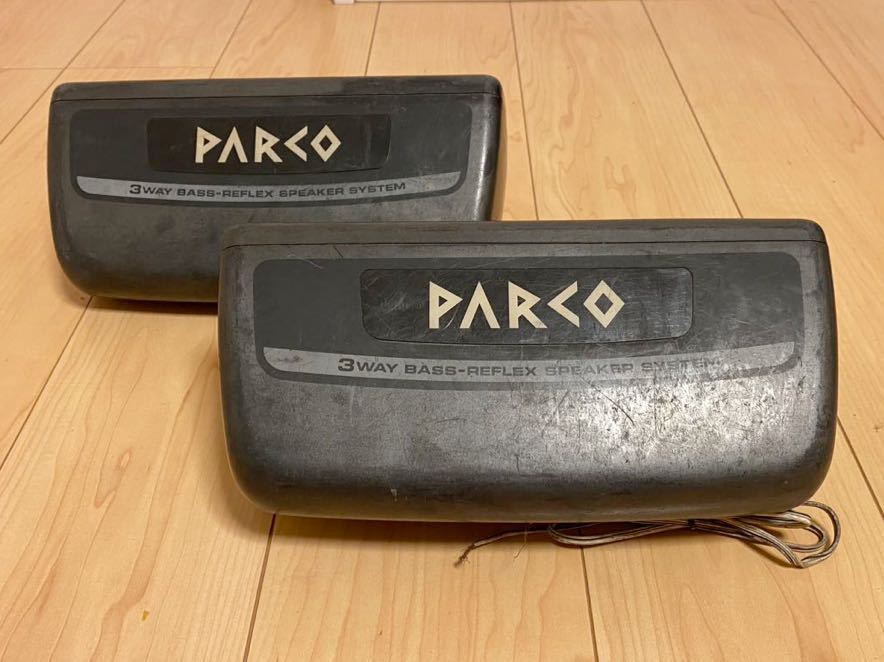 超希少 ダイハツ ミラパルコ 純正置き型スピーカー Panasonic製 動作未確認 MIRA PARCO 旧車 当時物