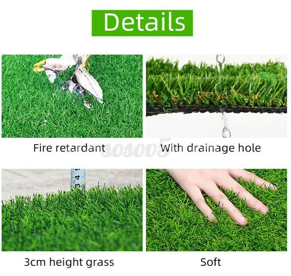  next day shipping Size2x10m simulation artificial lawn carpet lawn grass item soccer place for carpet mat lawn grass raw. height length of hair 30mm outdoors wedding fake lawn grass LT06