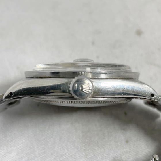 NN0707 154 正規品 稼働品 ROLEX ロレックス オイスターパーペチュアル デイト Ref.1501 2番台 メンズ腕時計 時計 1円スタート_画像4