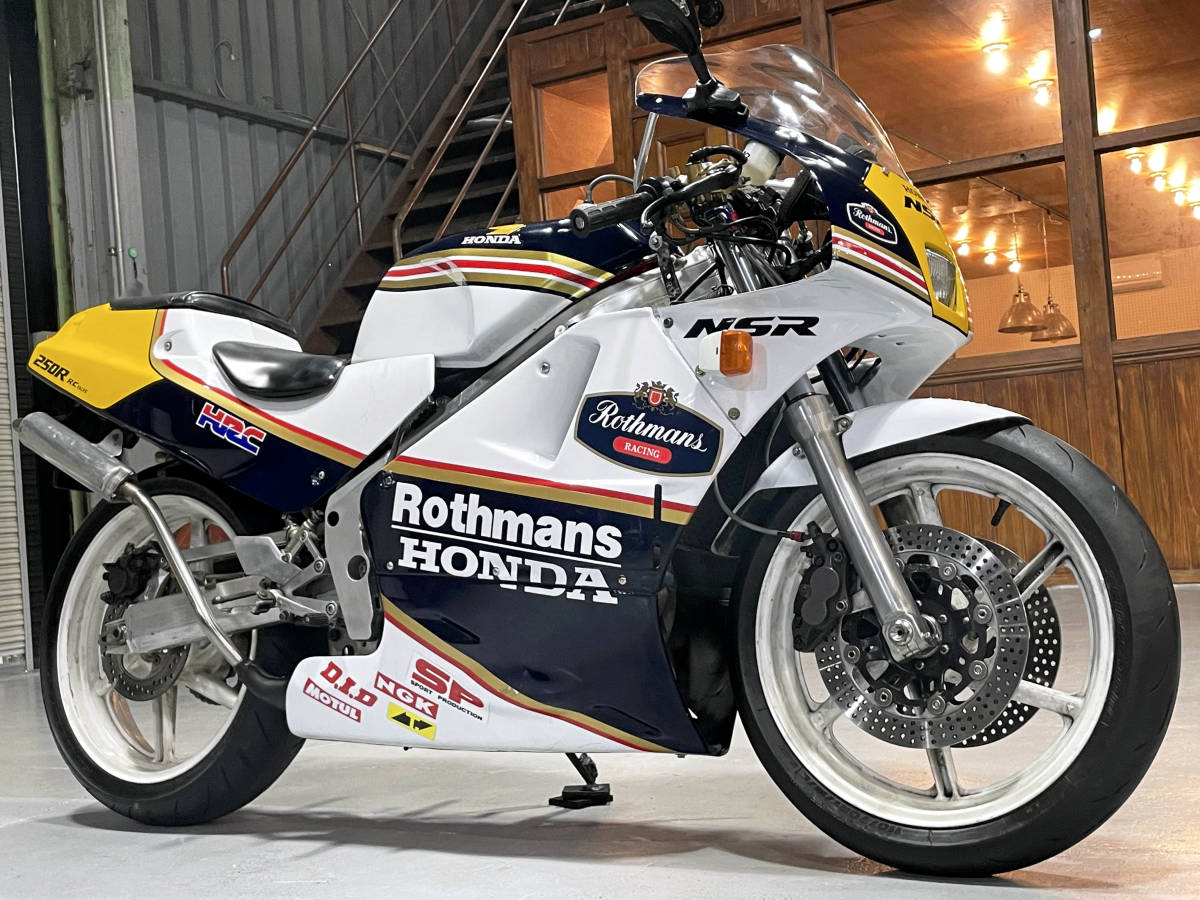 ★土日限定価格★ NSR250R MC18 89 レストアベース ★動画★ 鍵/書類付 社外ロスマンズ外装/ラジアルマスター装備 部品取り車 4103_画像1