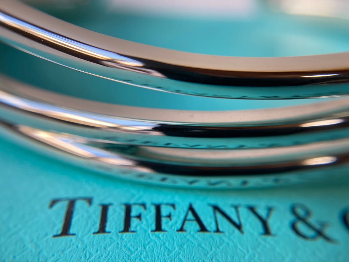 Tiffany＆co.  ティファニー　ダイアゴナル　シルバーカフ　ワイドバングル　ブレスレット　Ag925