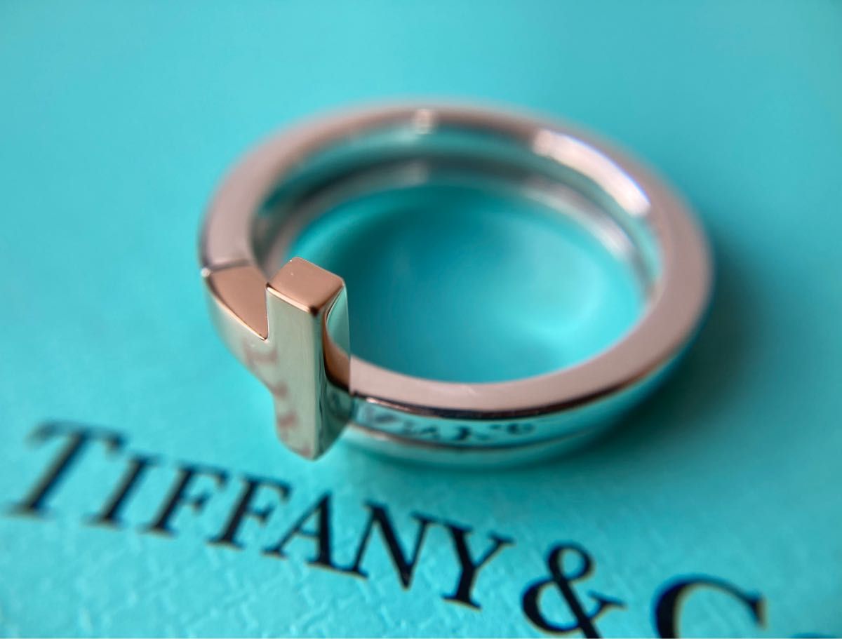 Tiffany&co. ティファニー Tラップ・スクエア イエローゴールド