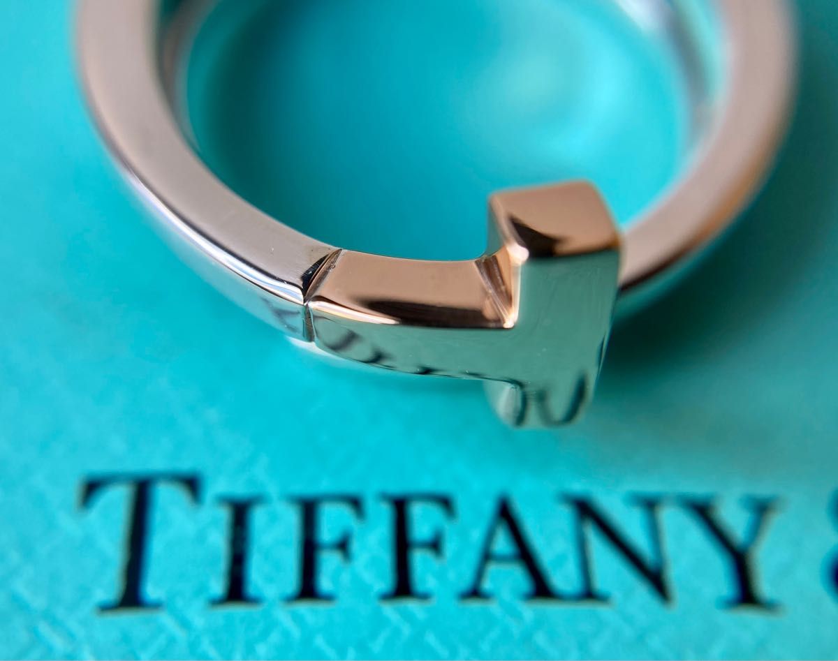 Tiffany&co. ティファニー Tラップ・スクエア イエローゴールド