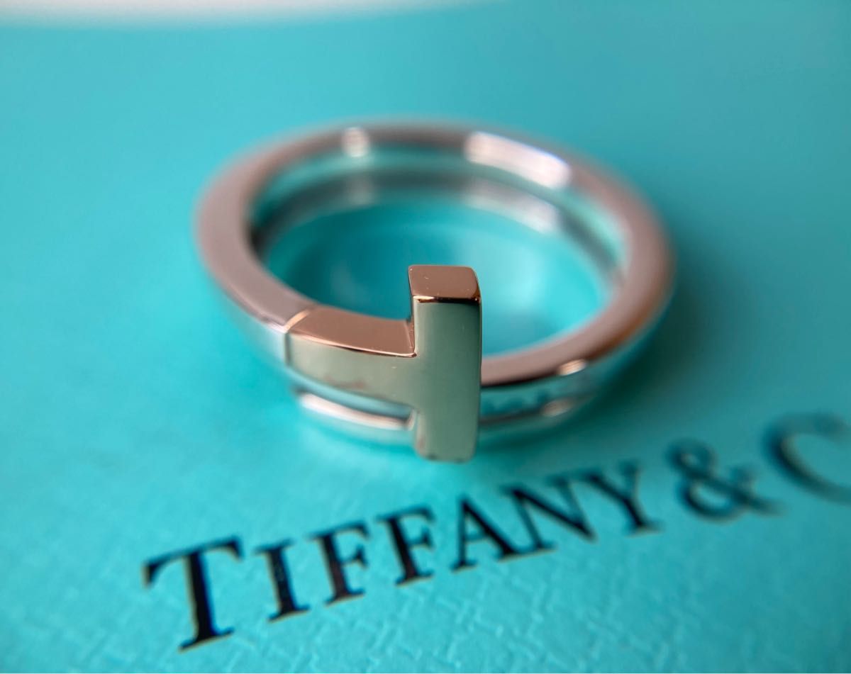 Tiffany&co. ティファニー Tラップ・スクエア イエローゴールド