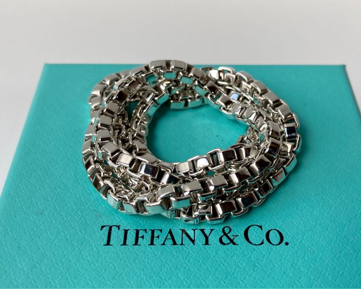 TIFFANY & Co.ベネチアン リンクネックレス シルバー925-