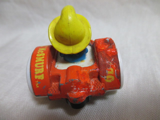 即決★USA製　ERTL　ヴィンテージ　SMURFS　スマーフ　ダイキャストカー・トラクター Farmer Ol McSmurf