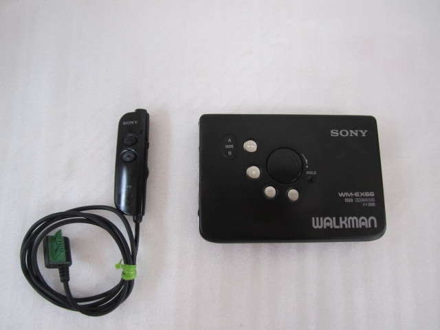SONY カセットウオークマン WM-EX66 純正リモコン付き ジャンク品