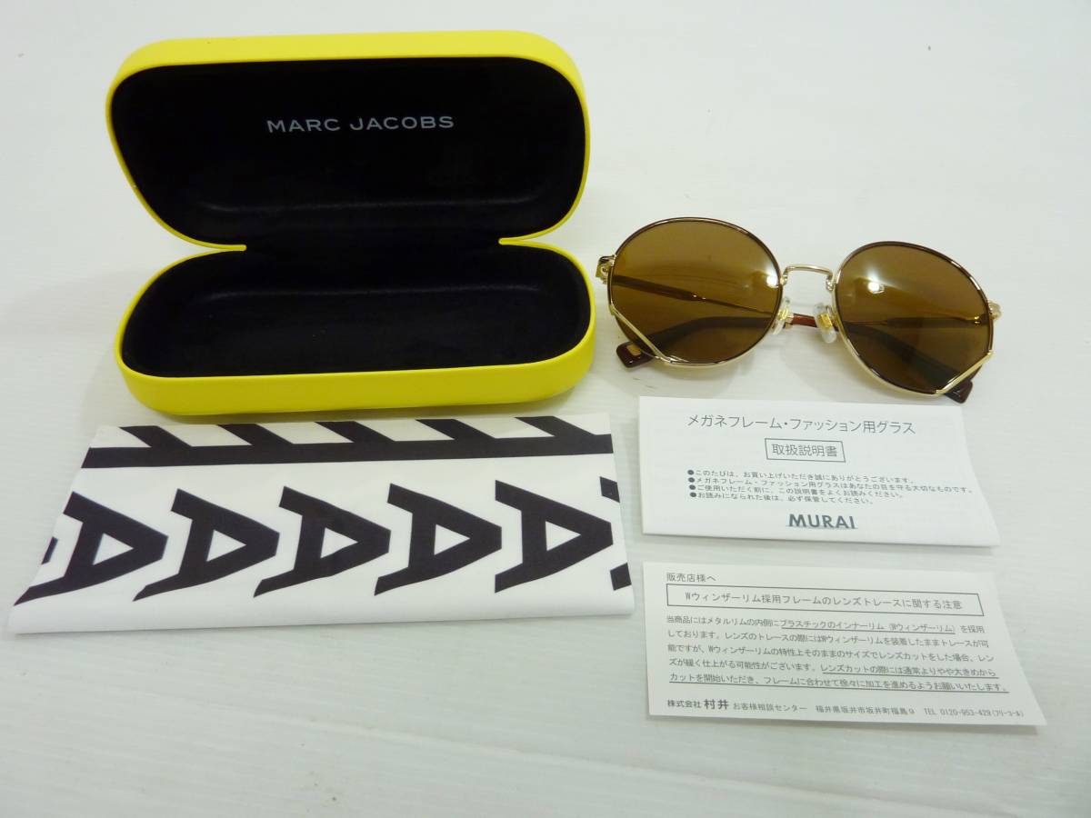 CV4985tf 展示品 美品 MARC JACOBS マーク ジェイコブス サングラス MJ 1047/S 01Q70 59□18 140