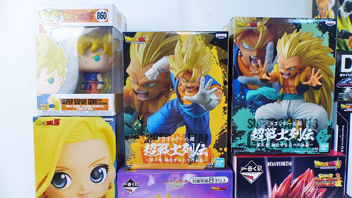 BA-1-4] ドラゴンボール プライズ ほか フィギュア Qposket 14点セット