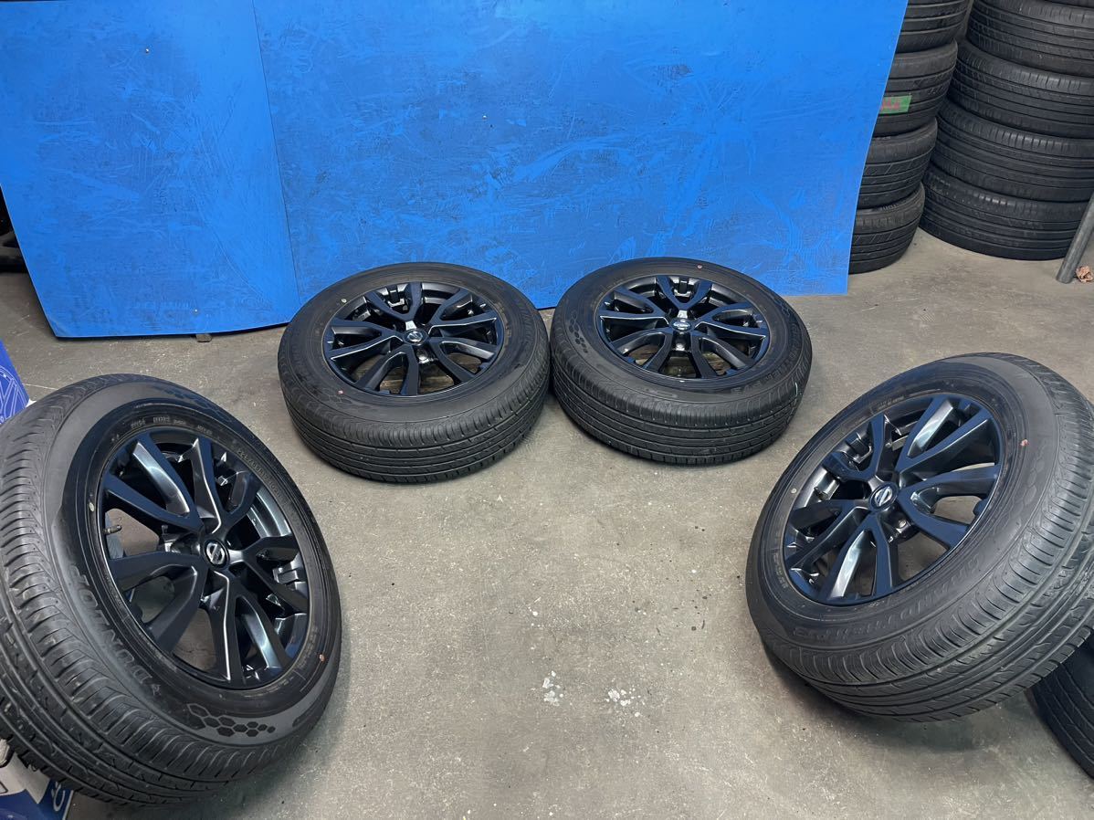 日産 エクストレイル T32 純正 ホイール タイヤ 4本 5H-114.3 17インチ